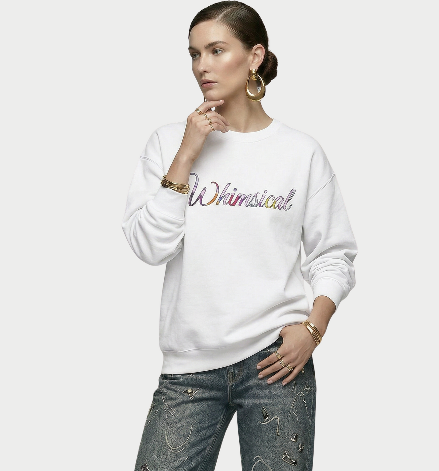 Whimsical Sweatshirt — Graphic Crewneck