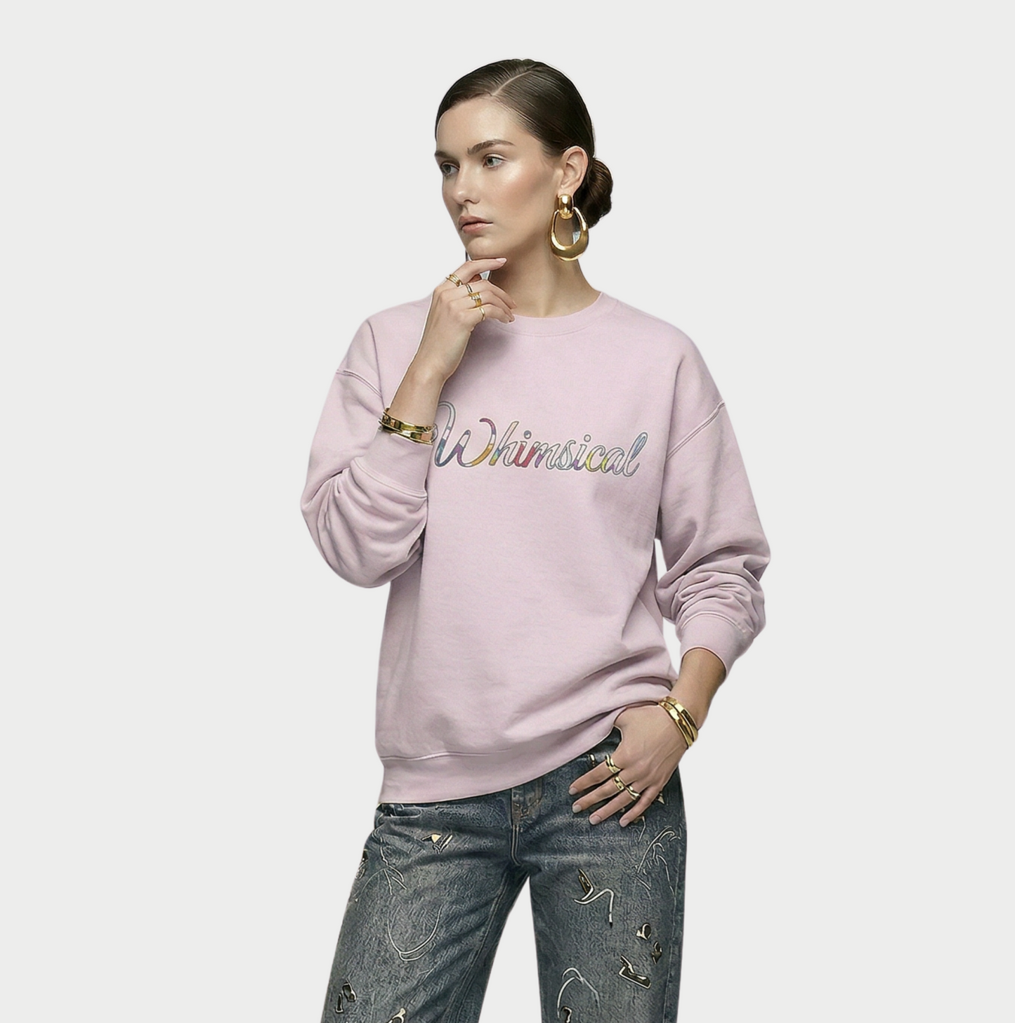 Whimsical Sweatshirt — Graphic Crewneck