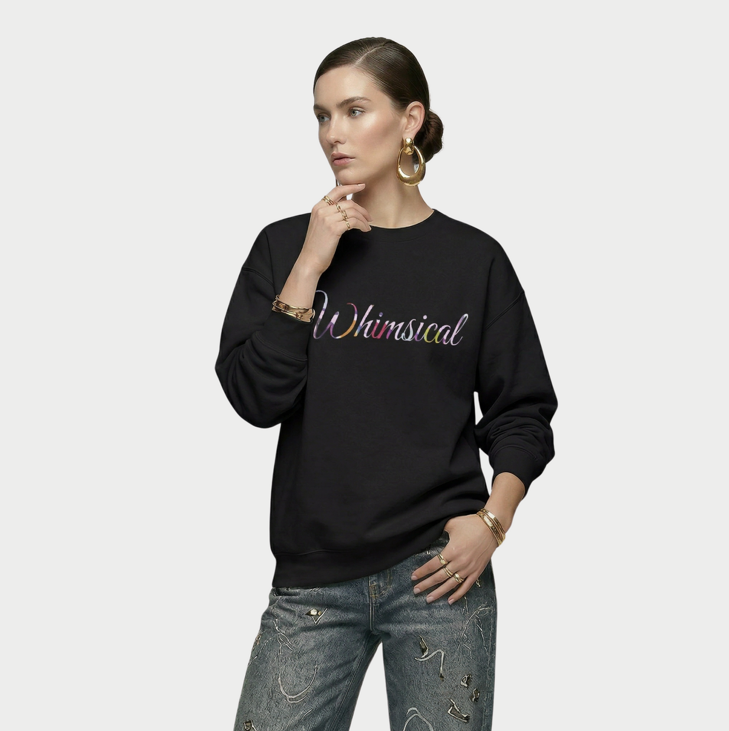 Whimsical Sweatshirt — Graphic Crewneck