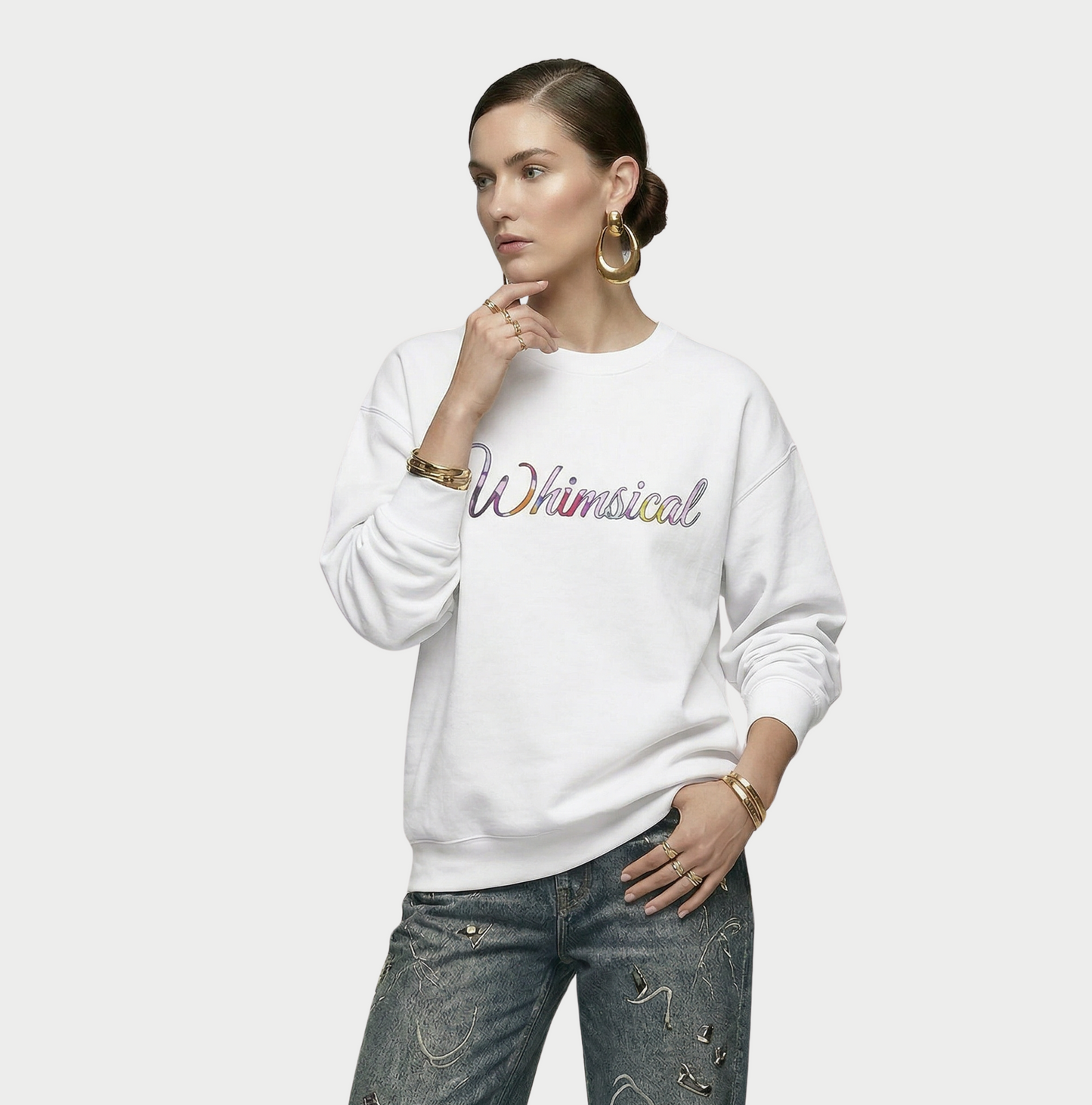Whimsical Sweatshirt — Graphic Crewneck