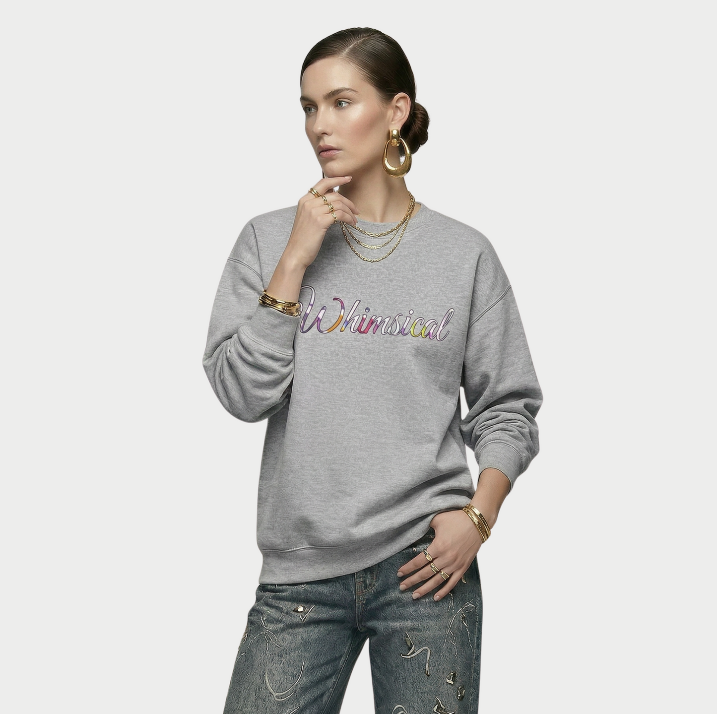 Whimsical Sweatshirt — Graphic Crewneck