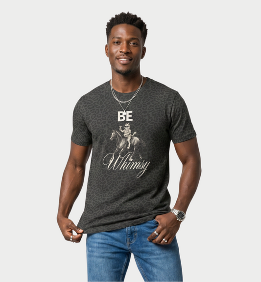 Be Whimsy T‑Shirt — Vintage Rider Graphic Tee